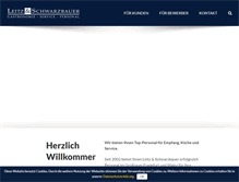 Tablet Screenshot of leitzundschwarzbauer.com